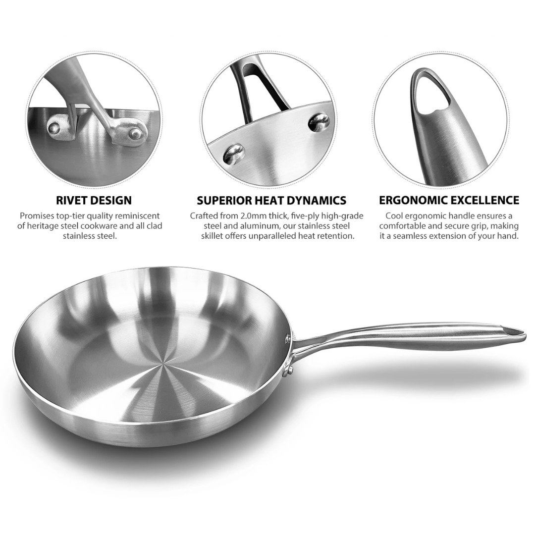 Montier 304 Stainless Steel Pan