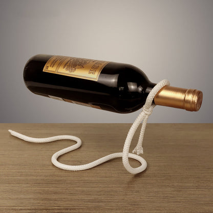 Suspended Rope Bottle Holder